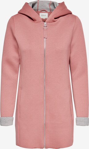 Manteau mi-saison 'Lena' ONLY en rose : devant