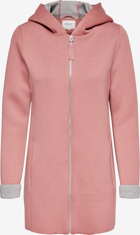 Manteau mi-saison 'Lena' ONLY en rose : devant