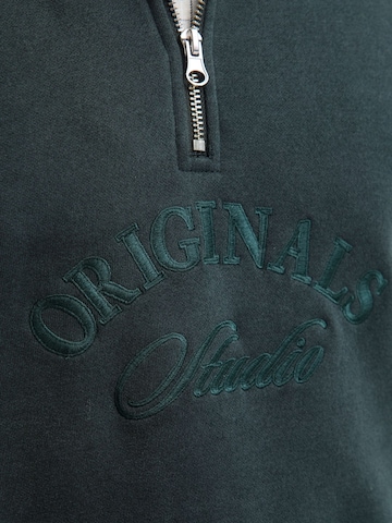 JACK & JONES Sweatshirt in Grün