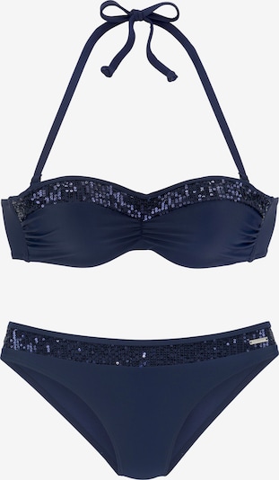 BRUNO BANANI Bikini in nachtblau, Produktansicht