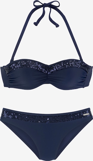 BRUNO BANANI Bikini en bleu nuit, Vue avec produit