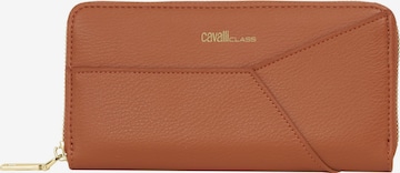 Portamonete di Cavalli Class in marrone: frontale