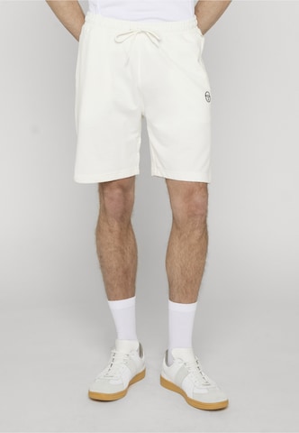 regular Pantaloni 'Egeo' di Sergio Tacchini in bianco: frontale