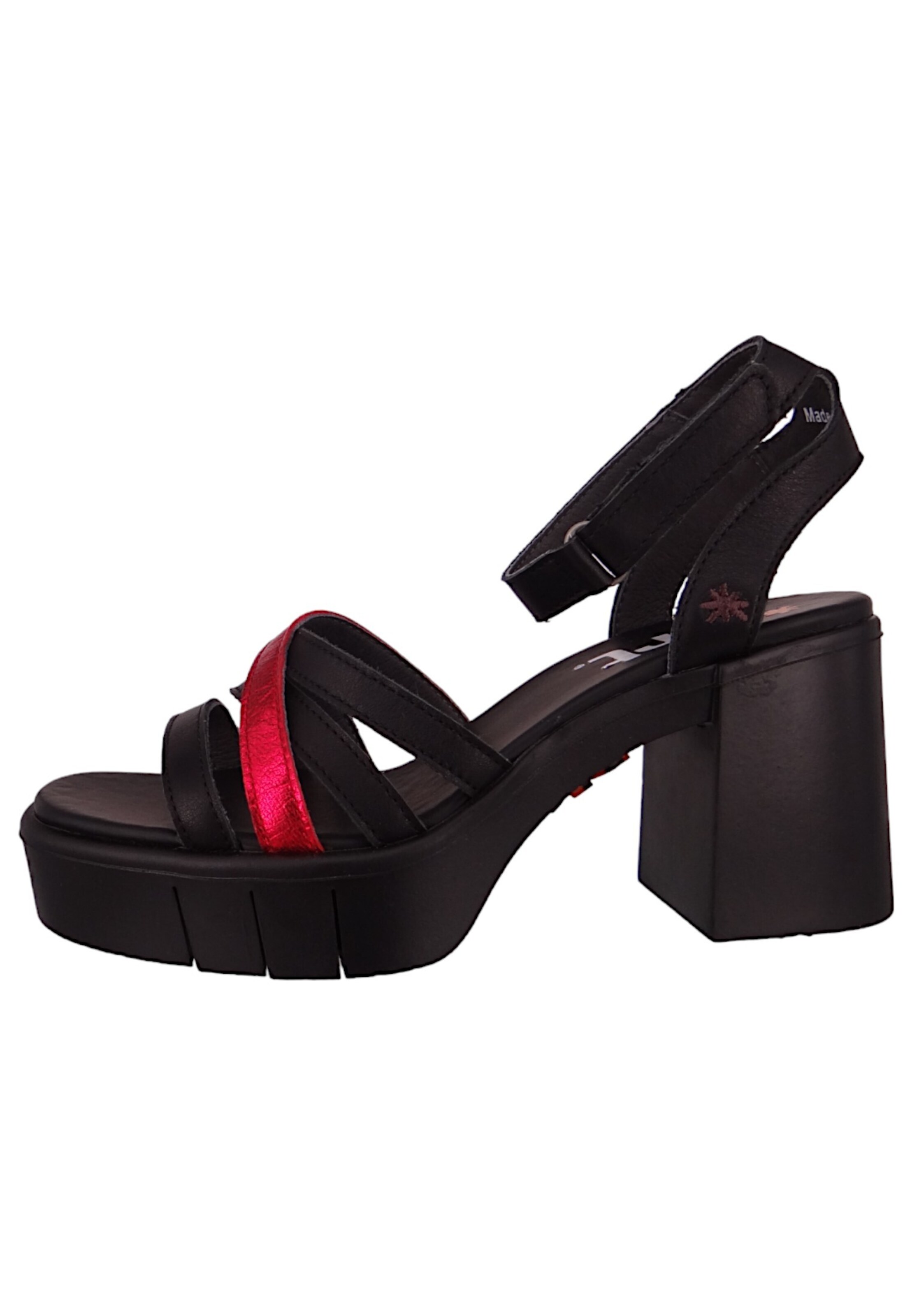 Sandales à lanières ART en noir