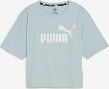 PUMA Performance Shirt 'Essentials' in Blue: front