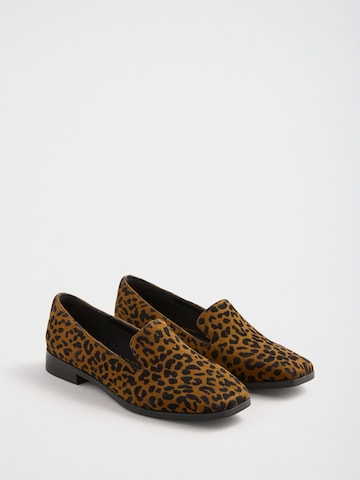 Chaussure basse love & roses en marron
