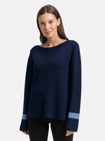 TOM TAILOR Sweater in Blue: front