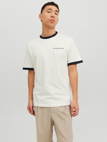 JACK & JONES Bluser & t-shirts 'DON' i hvid: forside