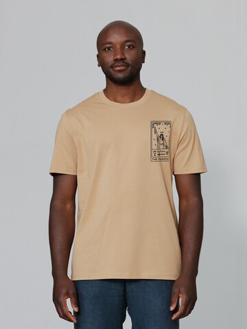 T-Shirt 'Tarot The Magician' Watapparel en beige : devant
