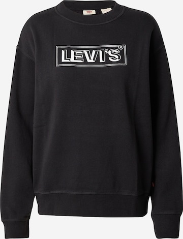 LEVI'S ® Tréning póló 'Graphic Standard Crew' - kék: elől