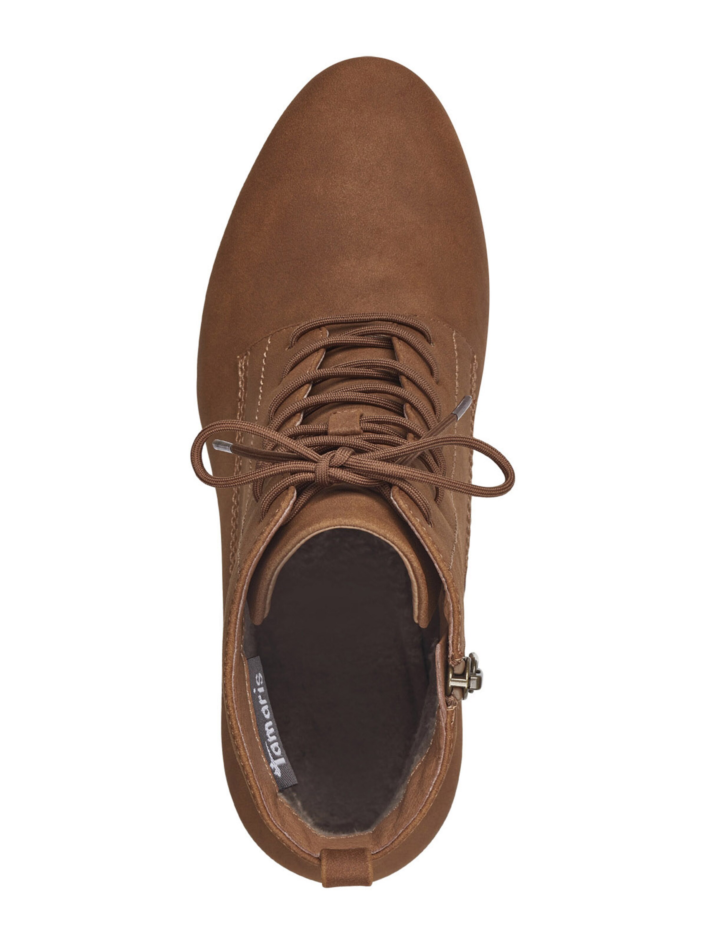 Tamaris Ботинки на шнуровке в Коричневый