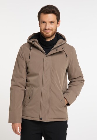 DreiMaster Klassik Winter Jacket in Grey: front