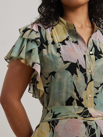 Lauren Ralph Lauren PlusKošulja haljina - crna boja