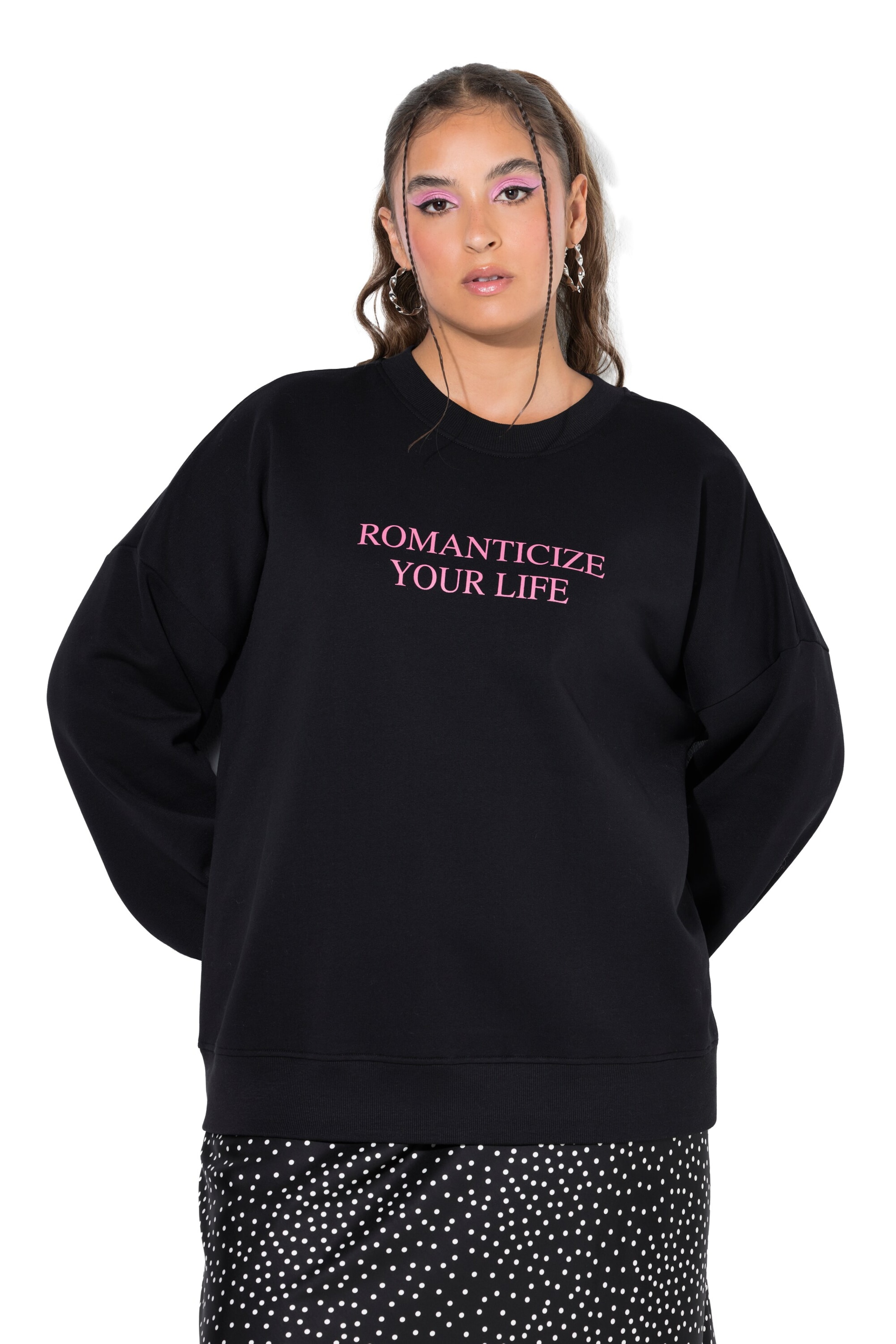 Studio Untold Sweatshirt in Schwarz: Vorderseite