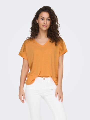 ONLY T-Shirt 'AUGUSTA' in Orange