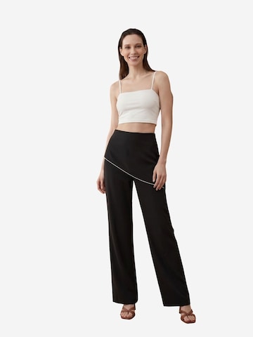My fashion Wide Leg Hose in Schwarz