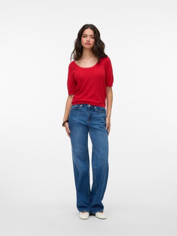 VERO MODA Trui 'VMLuxlight' in Rood