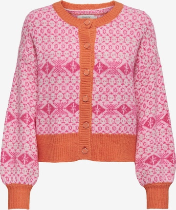 ONLY Knit Cardigan 'DEA' in Orange: front