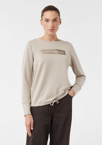 COMMA - Sudadera en beige: frente