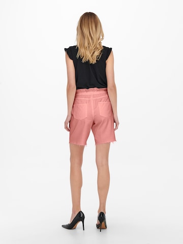 ONLY Regular Pants 'CUBA' in Pink