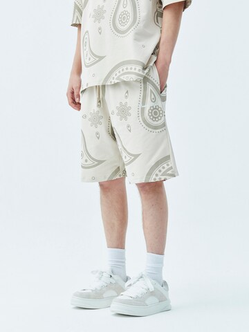 VAMOS CLO Wide leg Broek 'Ardennes' in Beige