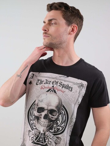 T-Shirt 'Ace' Deeluxe en gris