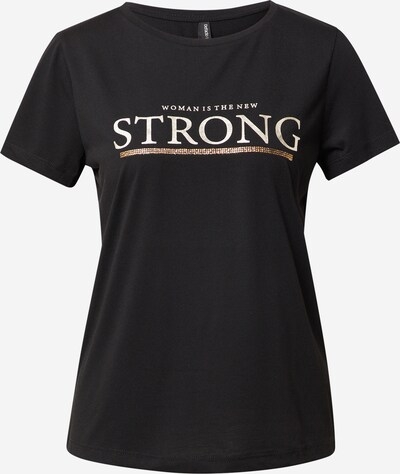 DeFacto T-Shirt in gold / schwarz, Produktansicht