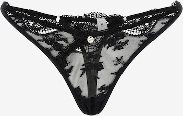 GUESS String 'Louise' in Schwarz: Vorderseite