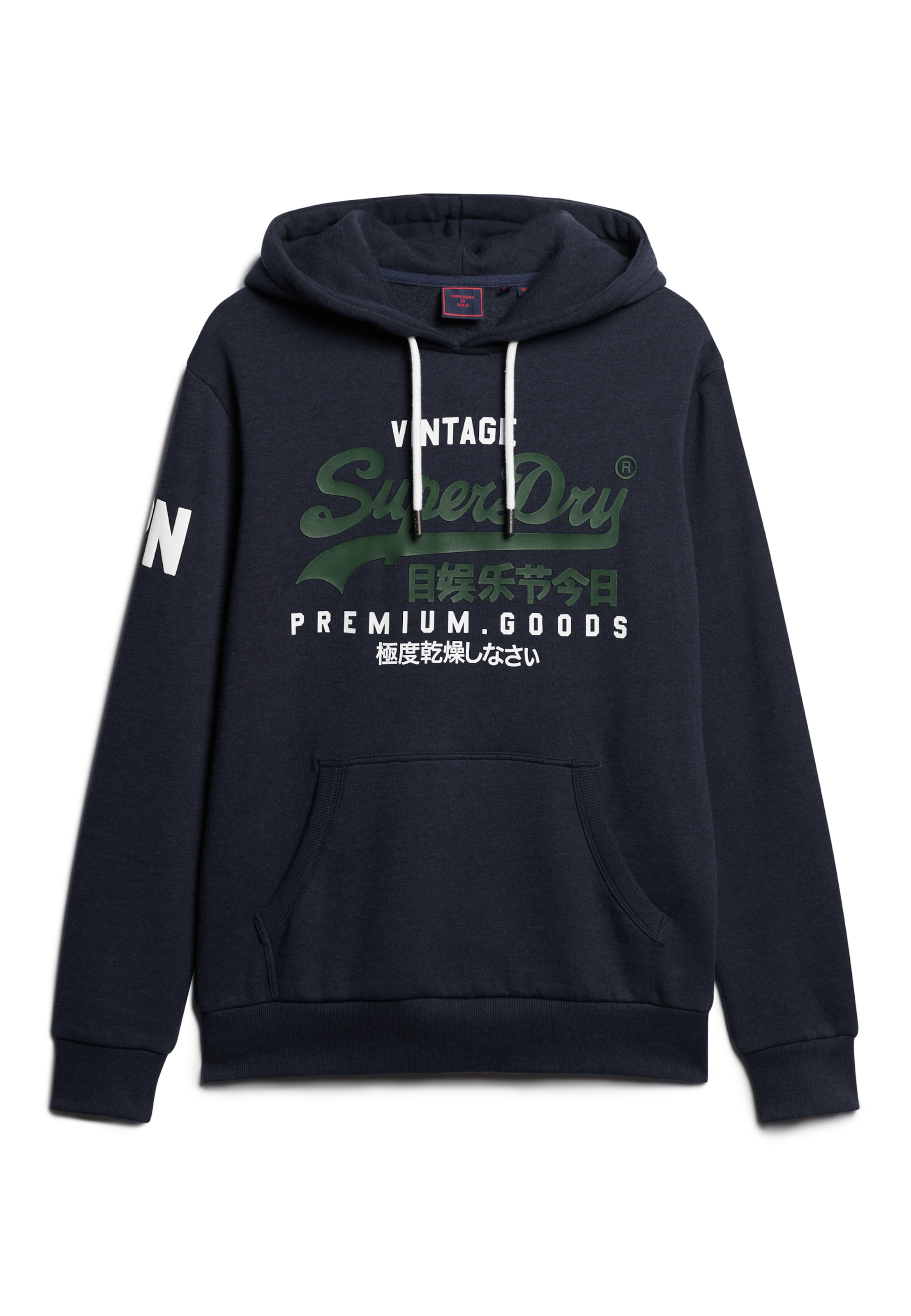 Sweat-shirt Superdry en bleu : devant