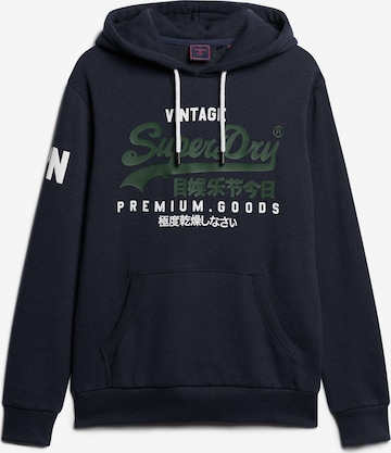 Superdry Свитшот в Синий: спереди