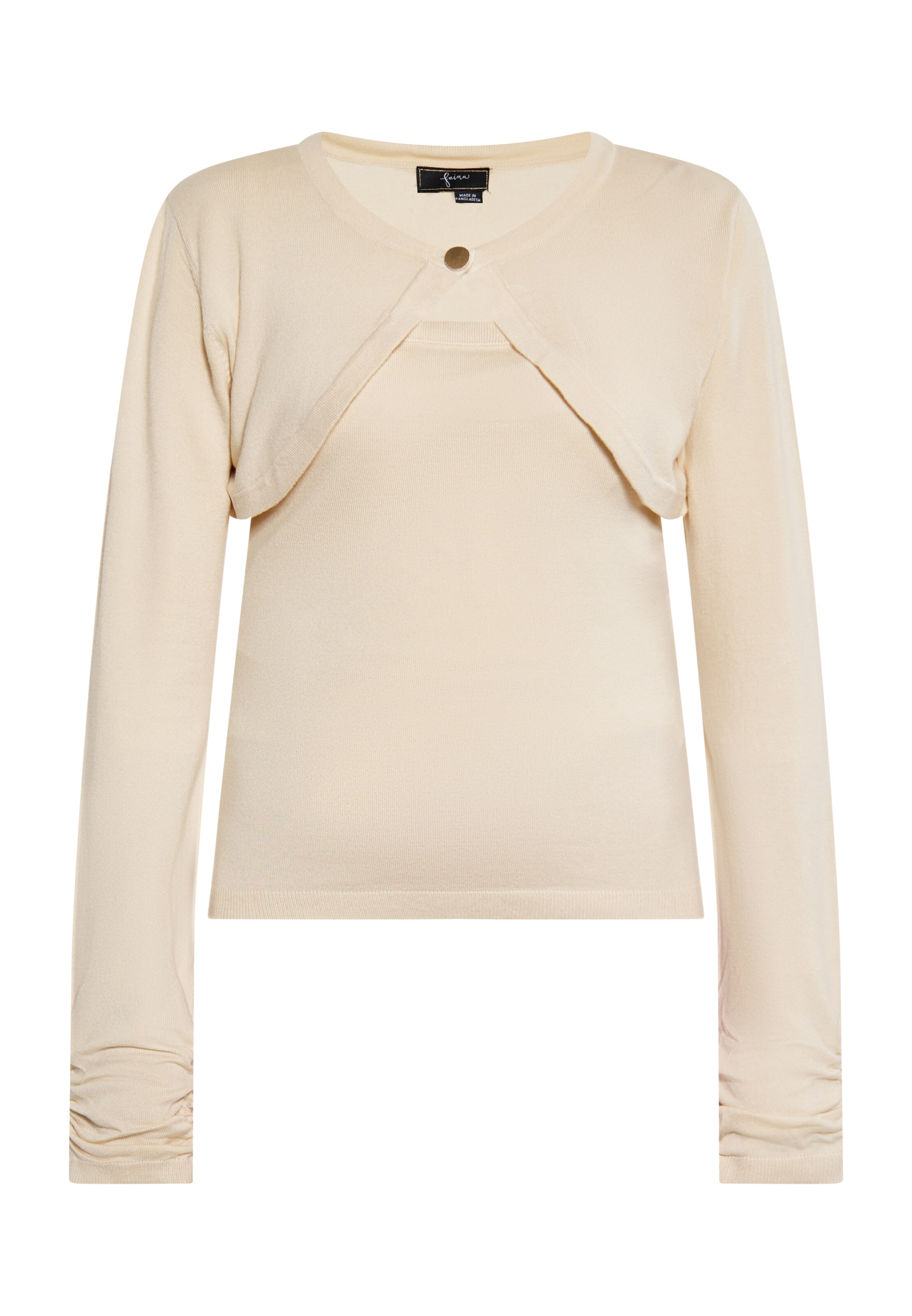 faina Pullover in Beige: Vorderseite