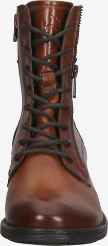 bugatti Lace-Up Ankle Boots in Brown