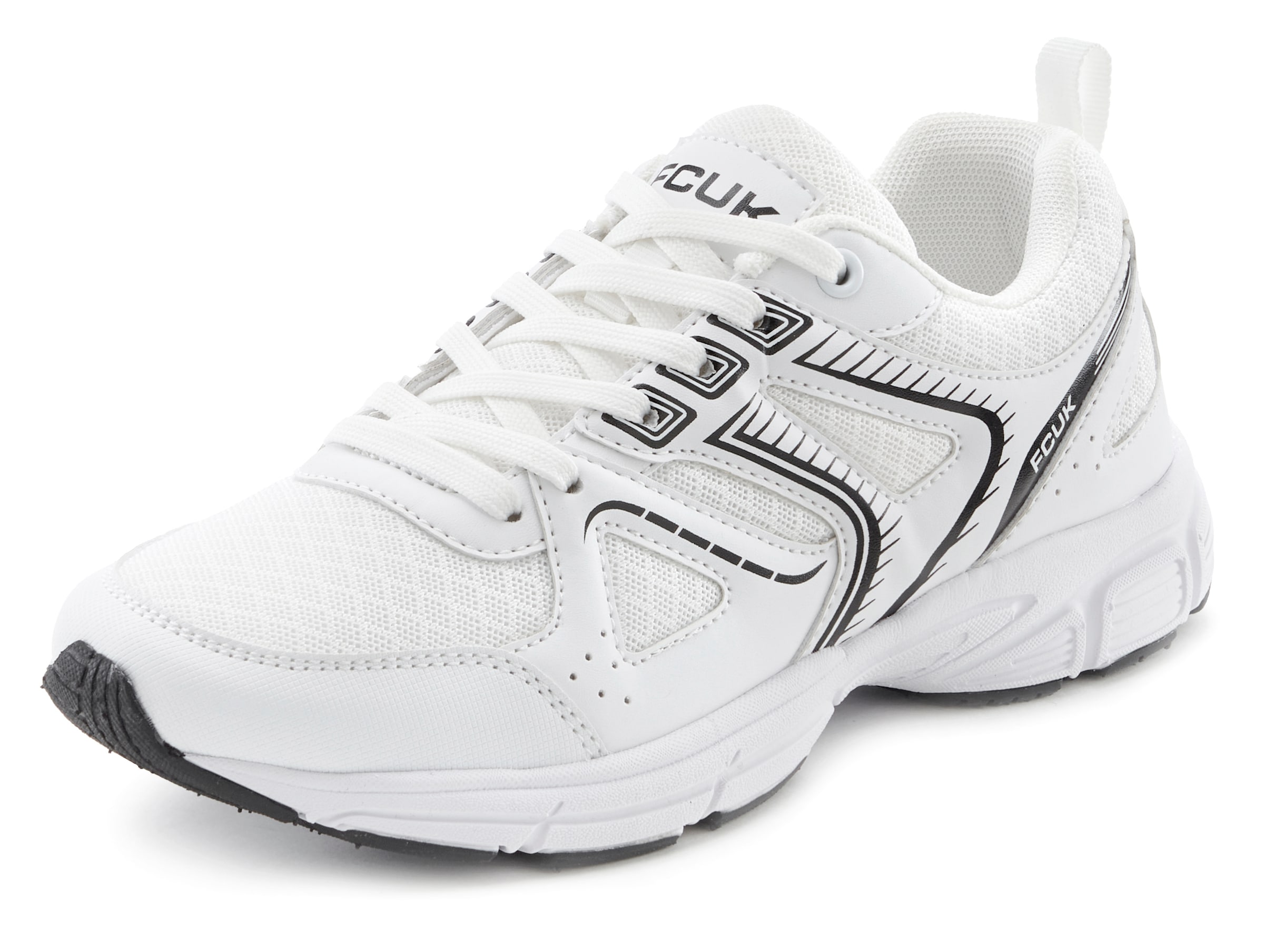 FCUK Низкие кроссовки в Белый: спереди