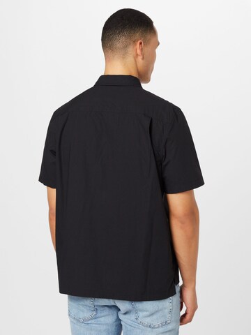 Calvin Klein Jeans Regular fit Button Up Shirt in Black