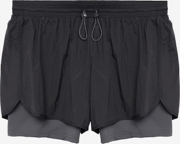 MANGO Regular Shorts 'Kangu' in Schwarz: predná strana