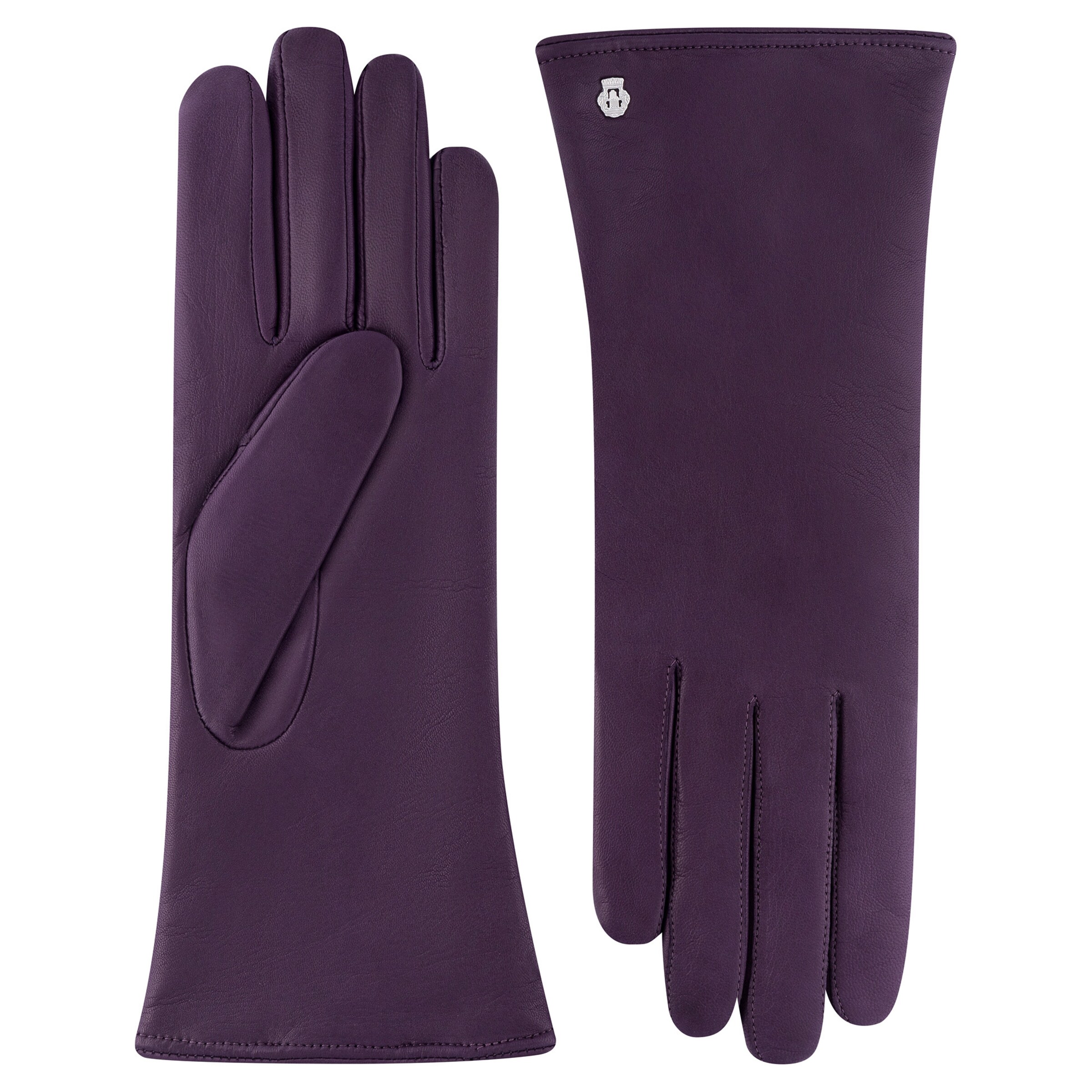 Roeckl Lederhandschuhe 'PRAG' in Lila: Vorderseite