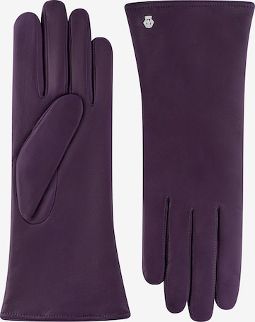 Roeckl Full Finger Gloves 'PRAG' in Purple: front