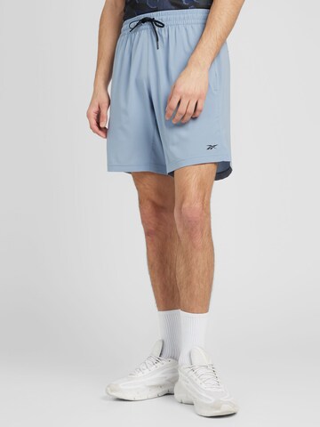 Reebok Loosefit Sportshorts in Blau: predná strana