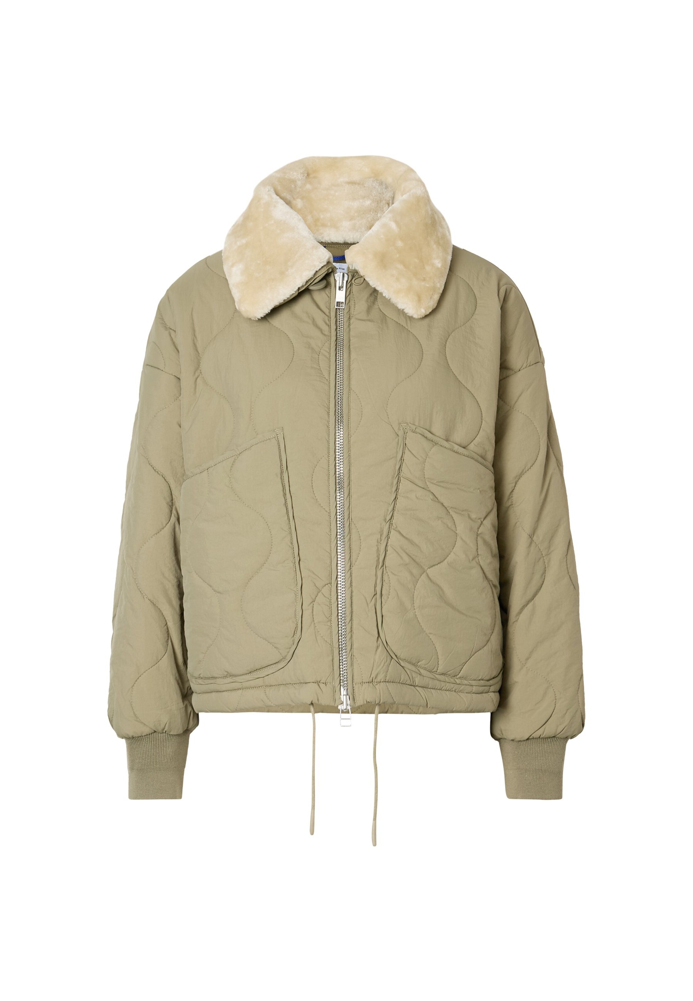 Veste mi-saison 'LINDA' Embassy of Bricks and Logs en vert : devant