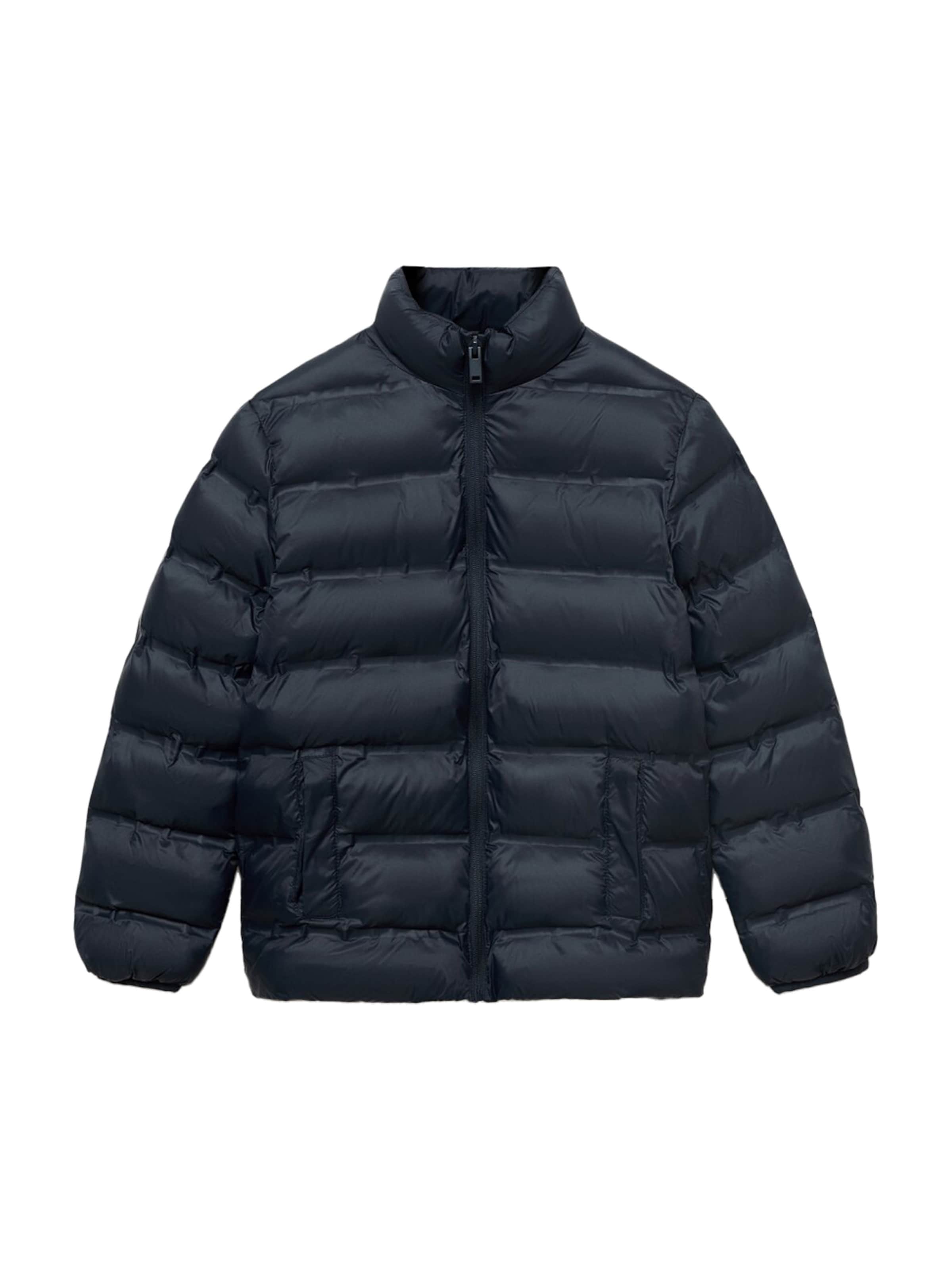 MANGO KIDS Zimní bunda 'Unico' – modrá: přední strana