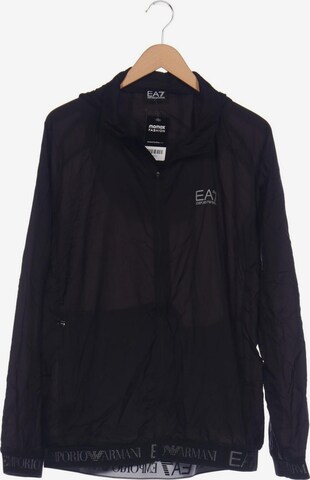EA7 Emporio Armani Jacket & Coat in XXL in Black: front