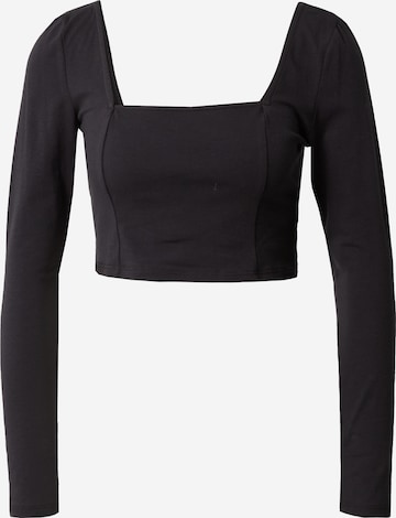 GLAMOROUS Shirt in Schwarz: predná strana