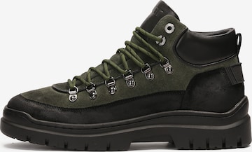 KazarČizme na vezanje - zelena boja: prednji dio