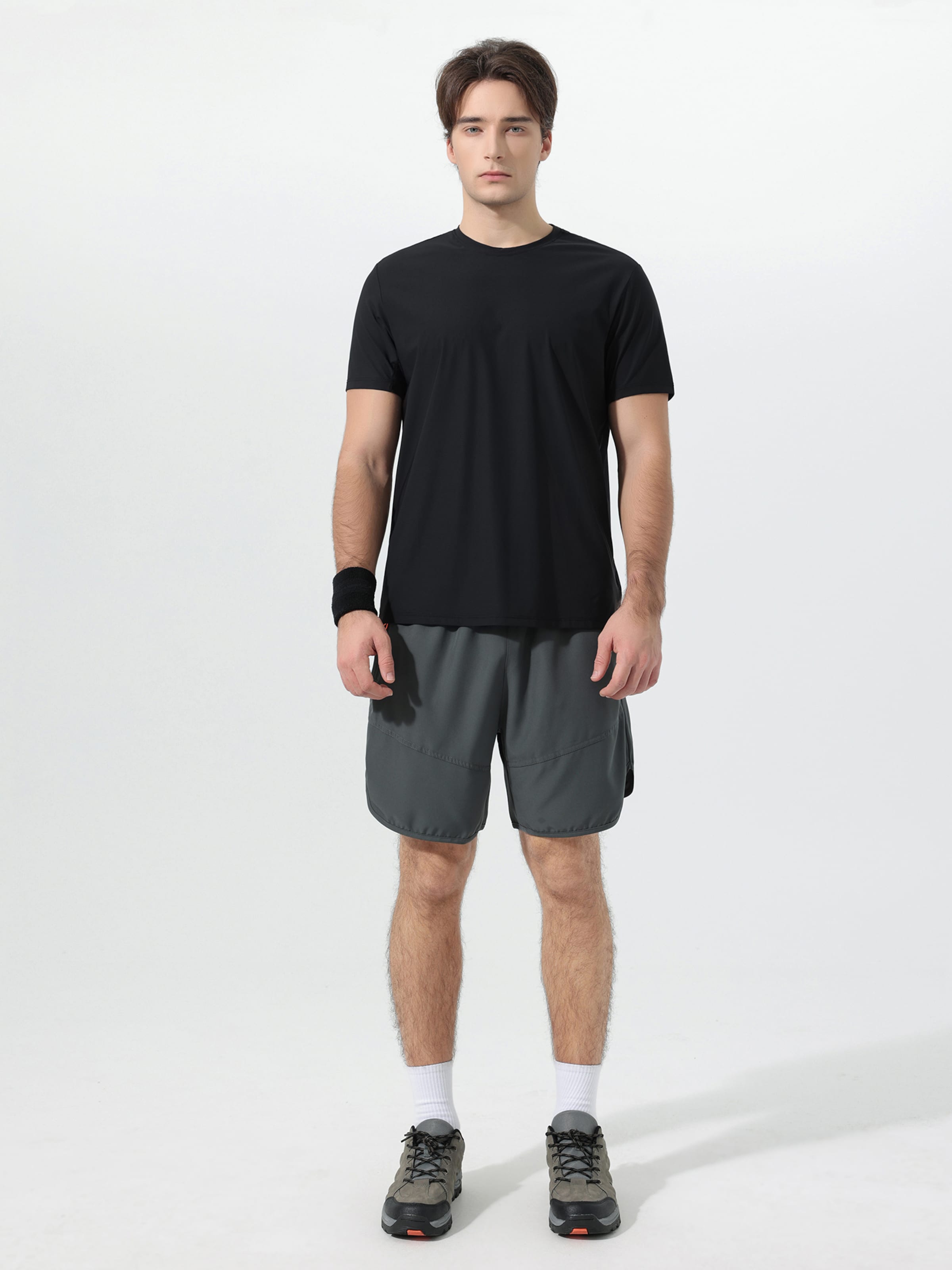 YOUTHUP Performance Shirt 'Lichtschein' in Black