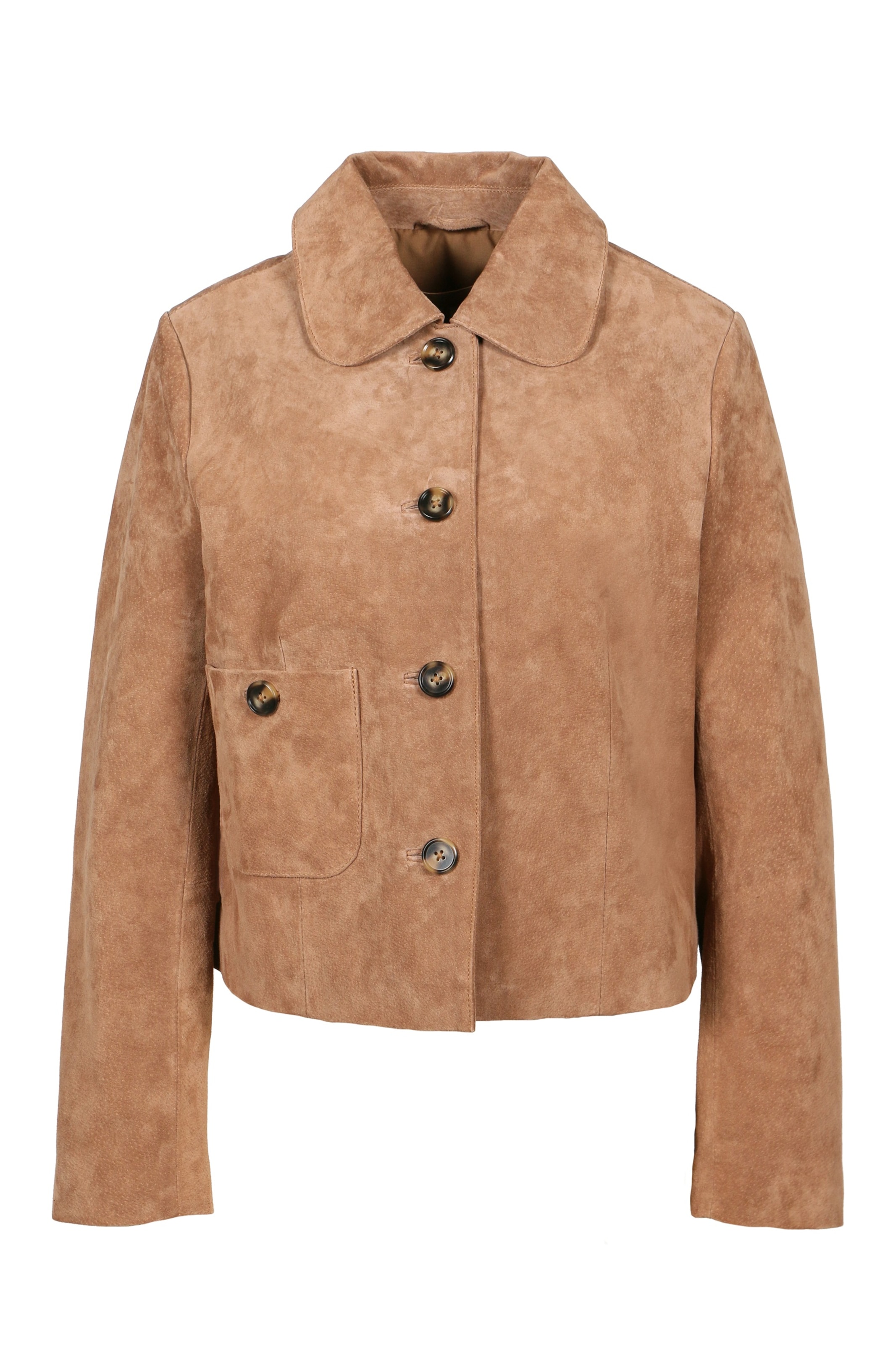 FREAKY NATION Демисезонная куртка ' Velvy-FN ' в Коричневый: спереди