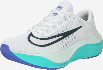 Chaussure de course 'Zoom Fly 5' NIKE en blanc : devant