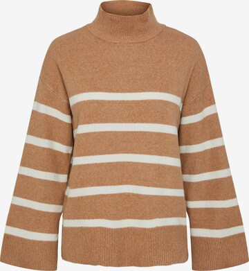 PIECES Sweater 'Nuska' in Brown: front