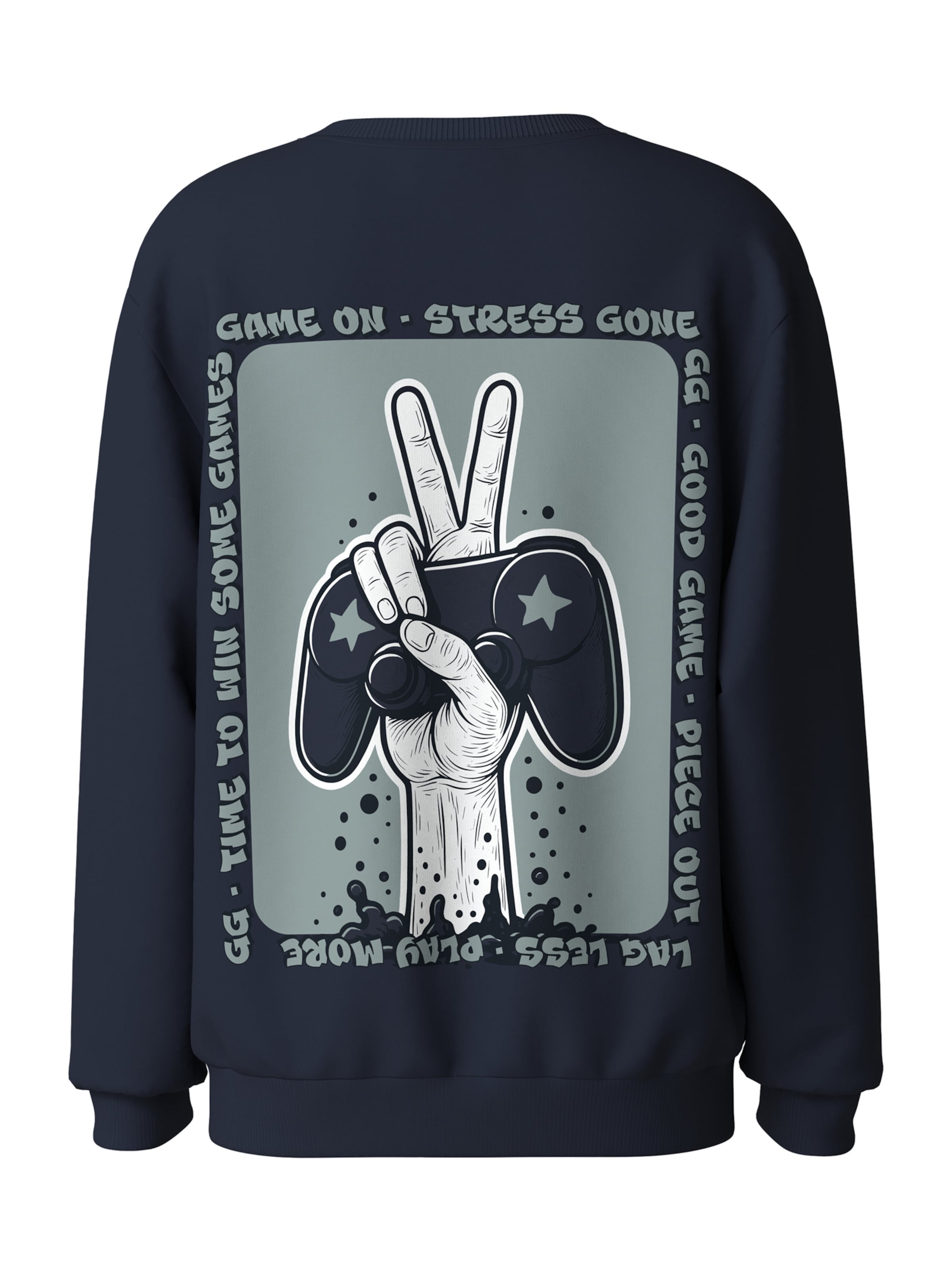 NAME IT Sweatshirt 'NKMVILDAR' in Blauw