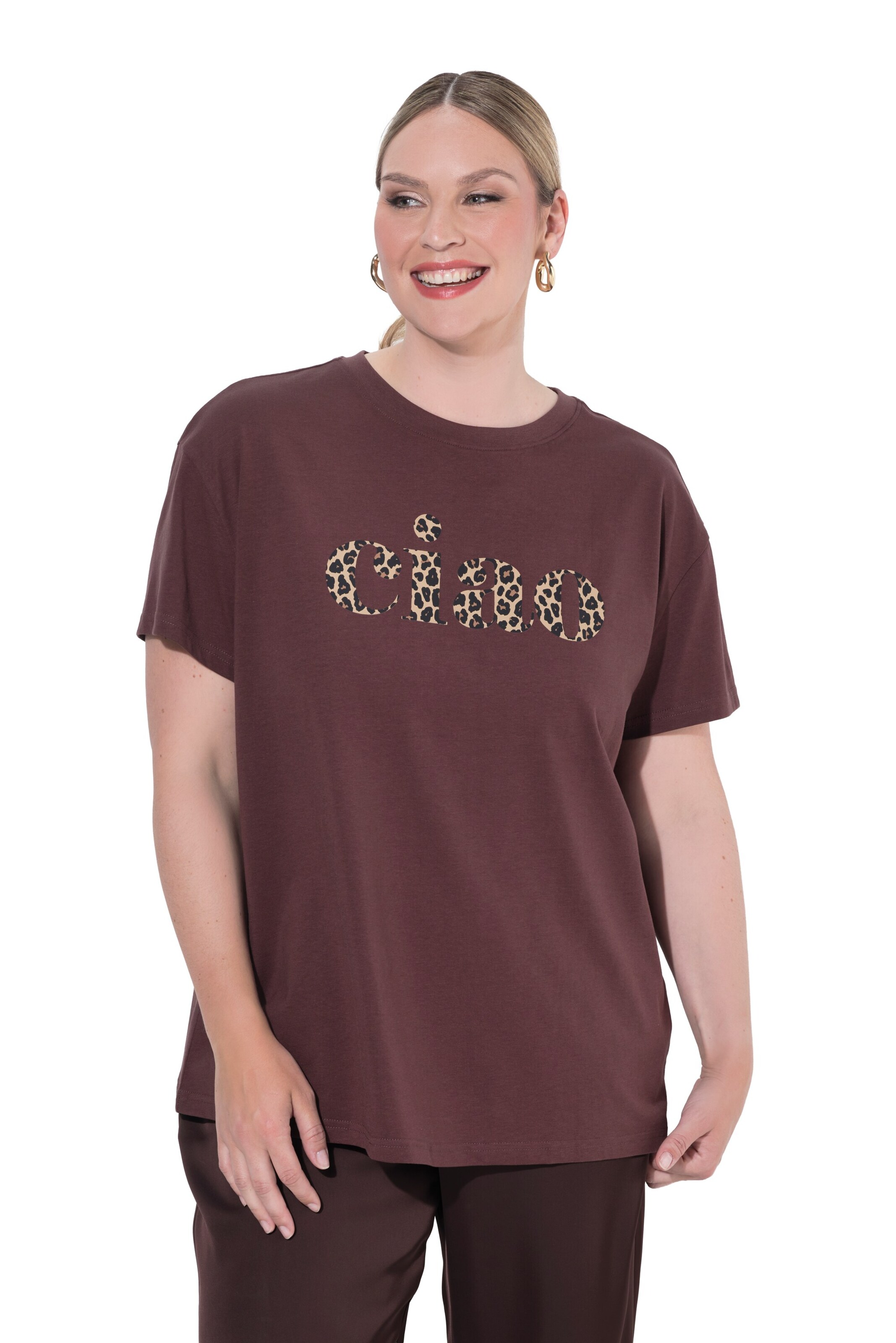 MIAMODA Shirt in Brown: front