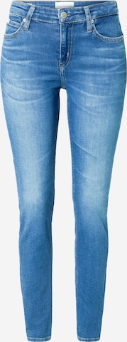 Calvin Klein Jeans Slimfit Jeans in Blauw: voorkant